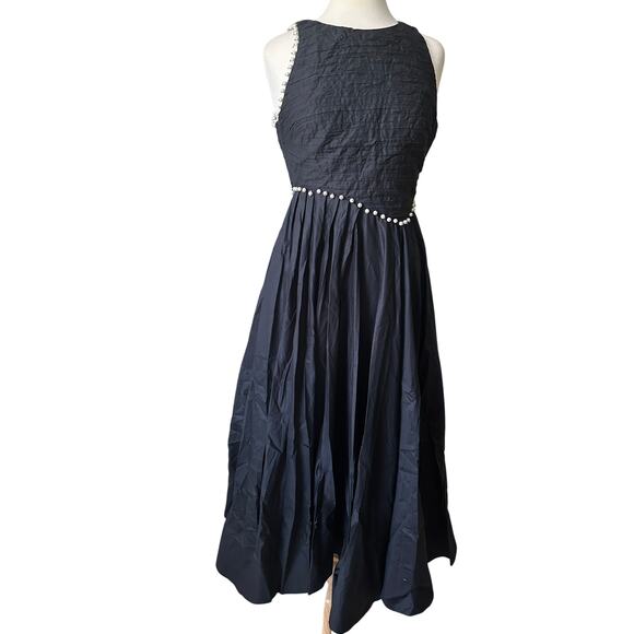 Aje Florence Pearl Trim Midi Dress - Picture 13 of 15